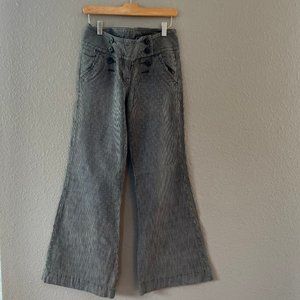 Level 99 Pinstripe Flare Pant from Anthropologie